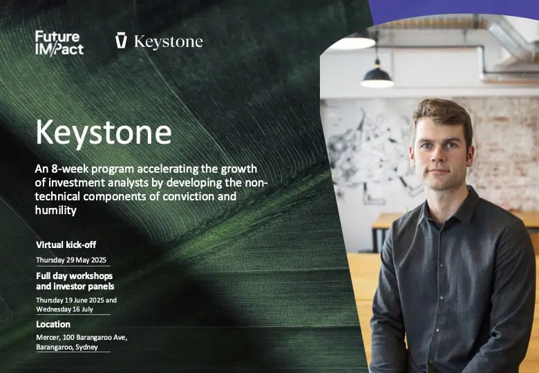 keystone analyst program title page